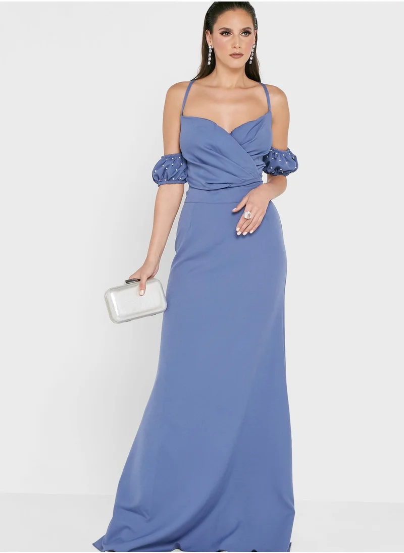 Ella Limited Edition Off Shoulder Detail Gown