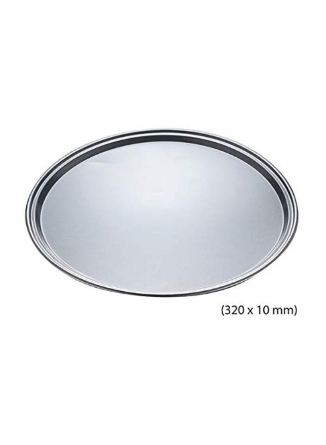 BLACKSTONE Round Nonstick Pizza Pan 32cm Carbon Steel Baking Tray for Pizza Cookies Cakes and Desserts Oven Safe 230C - Image 1