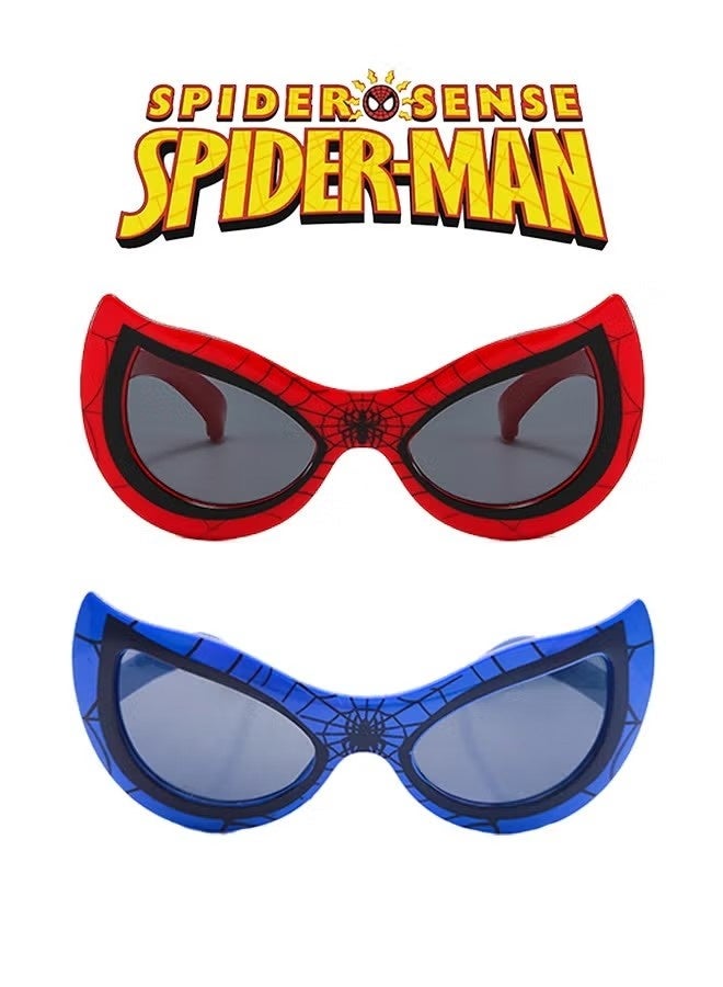 SPIDERMAN Children's Sunglasses Anti-UV Spider Boy Sunglasses Superhero Cartoon Glasses Men and Girls Sun Glasses - Image 1