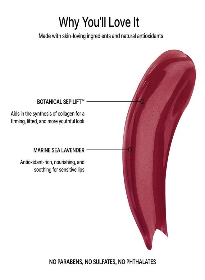 Jillian Dempsey Lip Gloss: Enhance, Hydrate & Smooth Lips with Firming & Plumping Benefits, Vegan, 4ml | Lavish Berry - Image 3