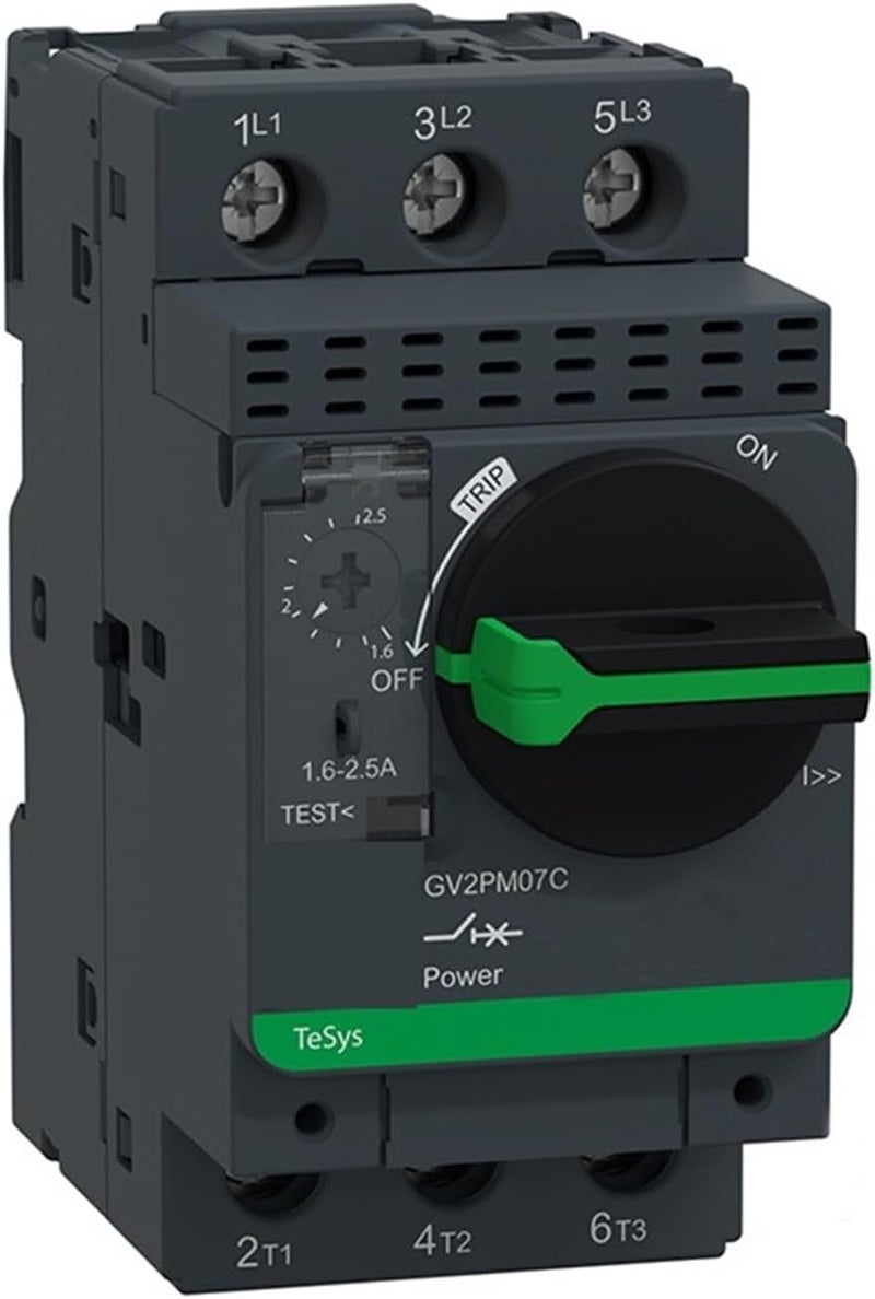 Motor Circuit Breaker Gv2pm21c 17 23a Knob Control Overload Short Circuit Protection - Image 1
