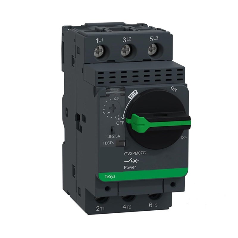 Motor Circuit Breaker Gv2pm21c 17 23a Knob Control Overload Short Circuit Protection - Image 2