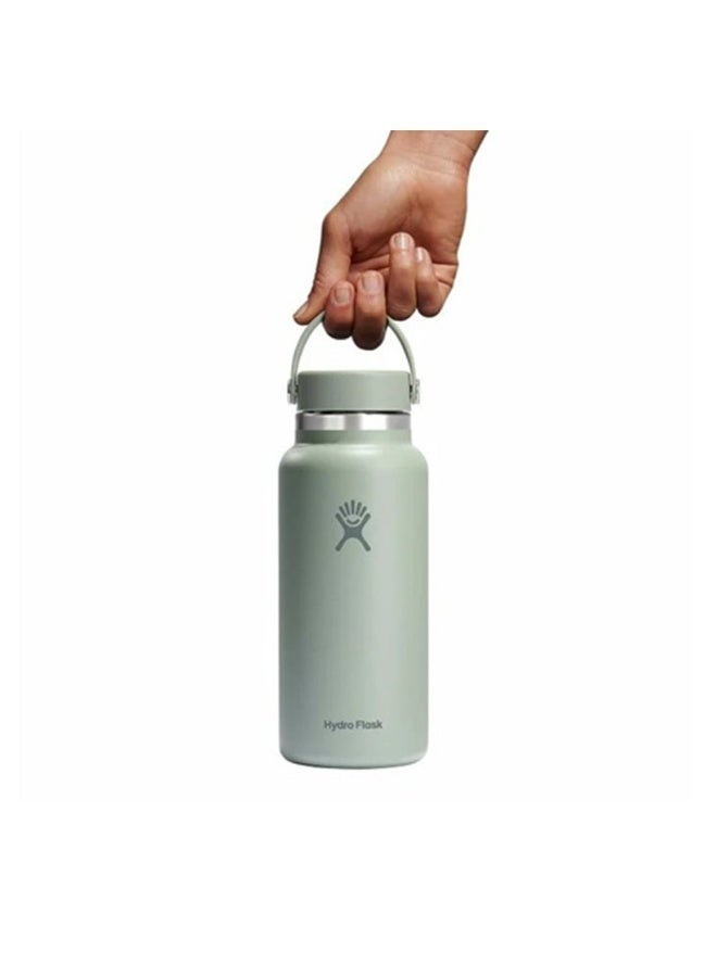 Hydro Flask 32 Oz Wide Flex Cap Water Bottle in Tonal Agave - Image 3