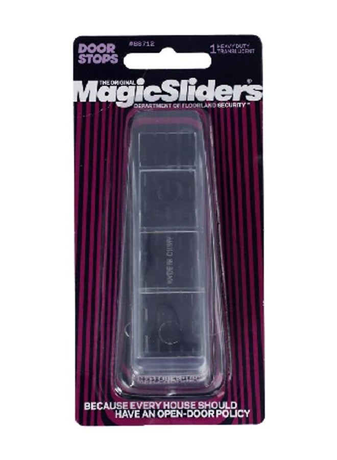 ماجيك سلايدرز مصد ابواب متين وشديد التحمل من، لون شفاف 18.2 x 3.6 x 8.8 سم 88712