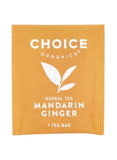 Choice Organic Teas Choice Organic Teas, Herbal Tea, Mandarin Ginger, Caffeine Free, 16 Tea Bags, 1.02 oz (29 g)  - Image 3