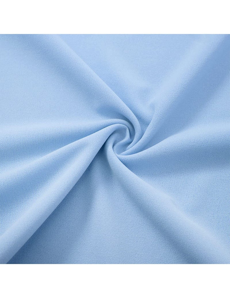 DRESSTELLS Vintage Cocktail Dress for Women, Formal Tea Party Wedding Guest Dresses for Bridesmaid, 3/4 Long Sleeve Fit and Flare A-Line Mother of The Bride Casual, 2026 Spring, Blue 2XL - Image 4