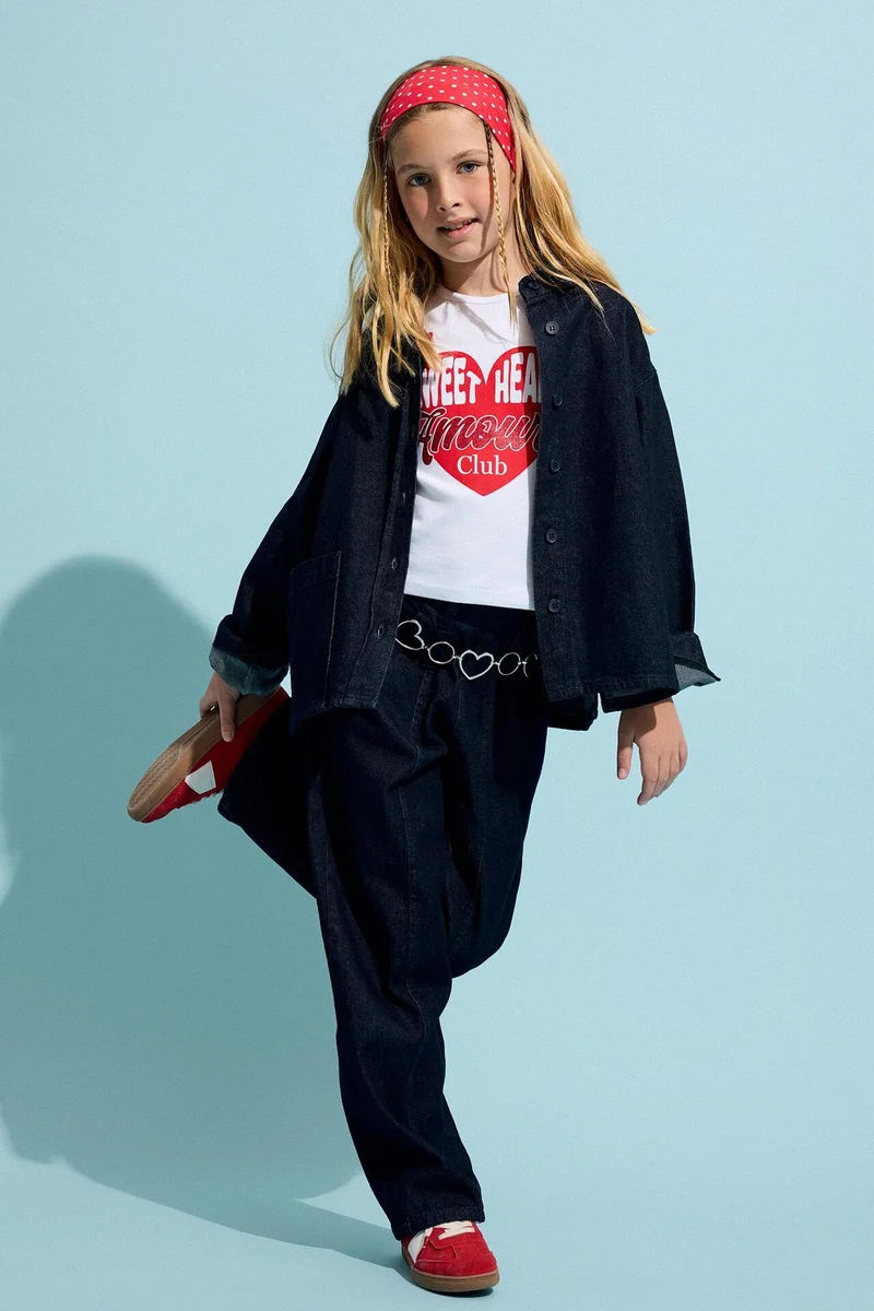 Defacto Girl Wide Leg Jeans