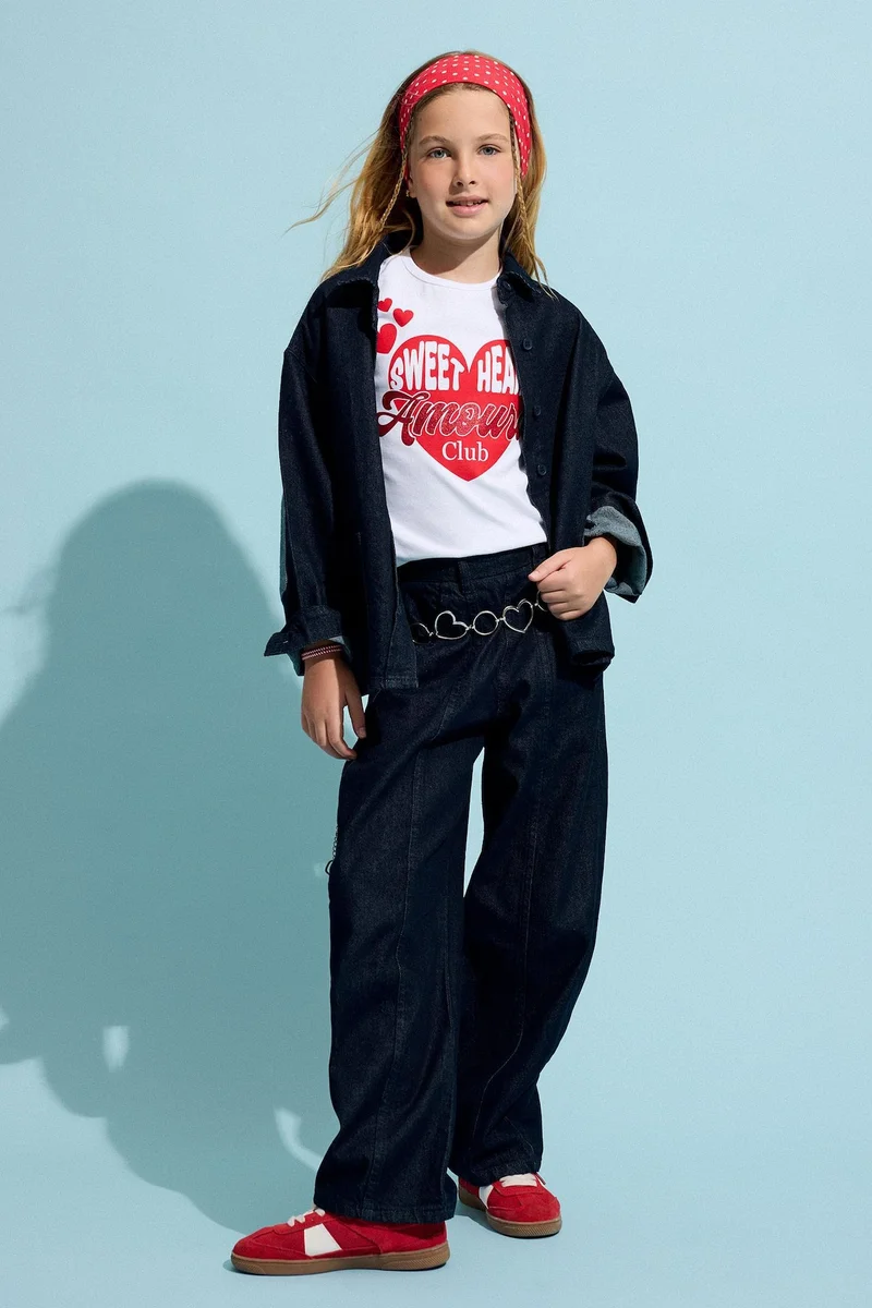 Defacto Girl Wide Leg Jeans