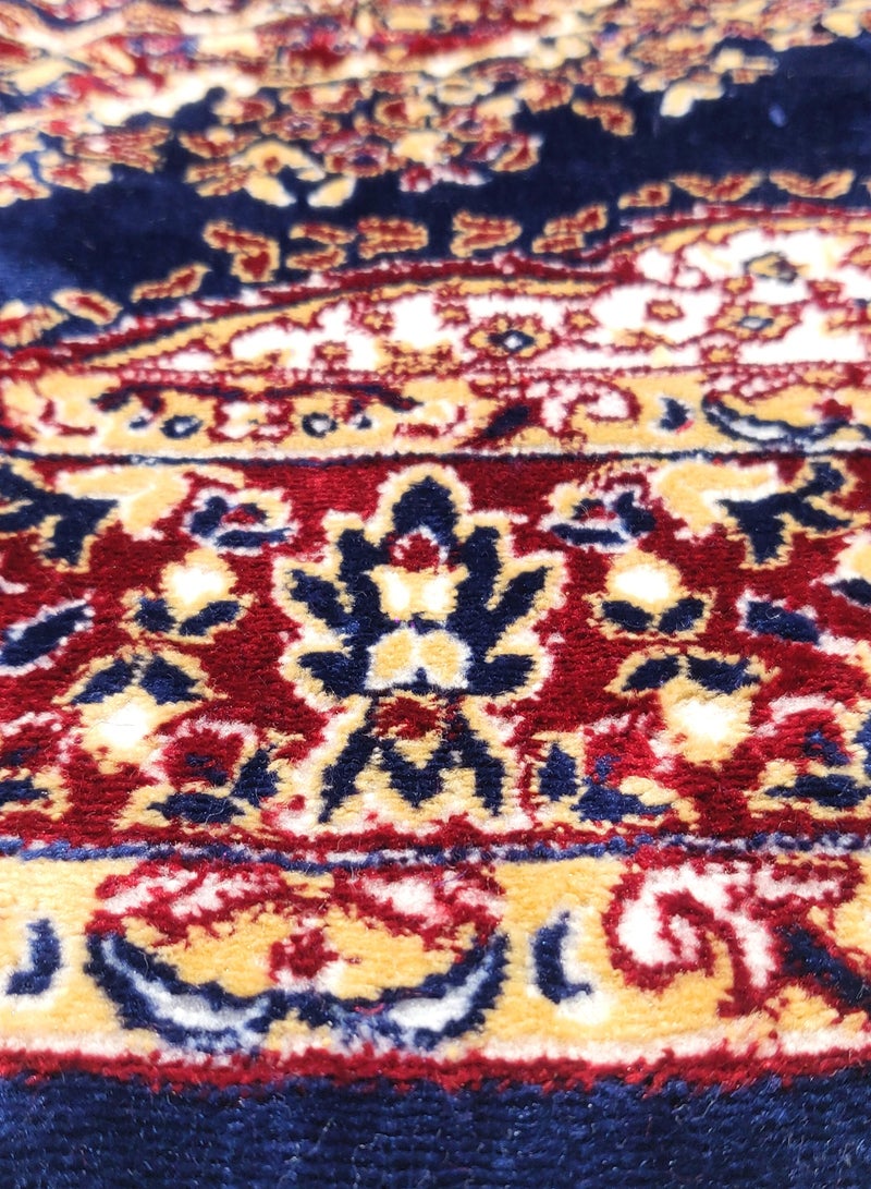 Raymond Raymond Home Area Rugs Short Pile Carpet for Living Room Bedroom Yarn Dyed Anti Slip Carpet 650 GSM Pile 4 MM  - (120 * 180 CM) Teal  - Image 3