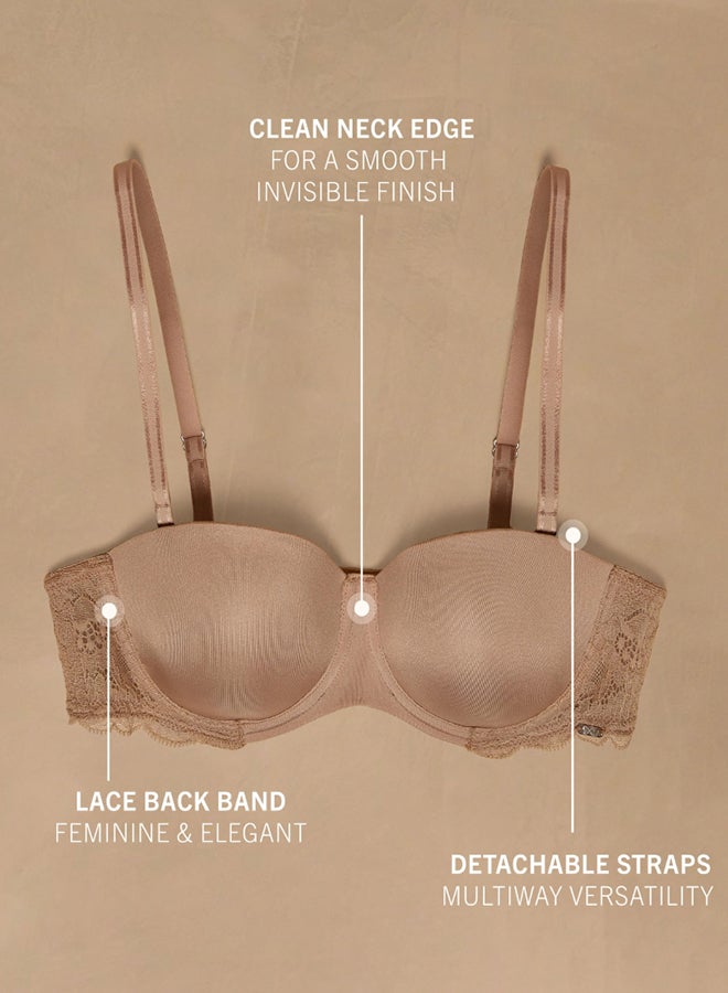 hunkemoller Secret Lace Padded Underwired Bra  - Image 5