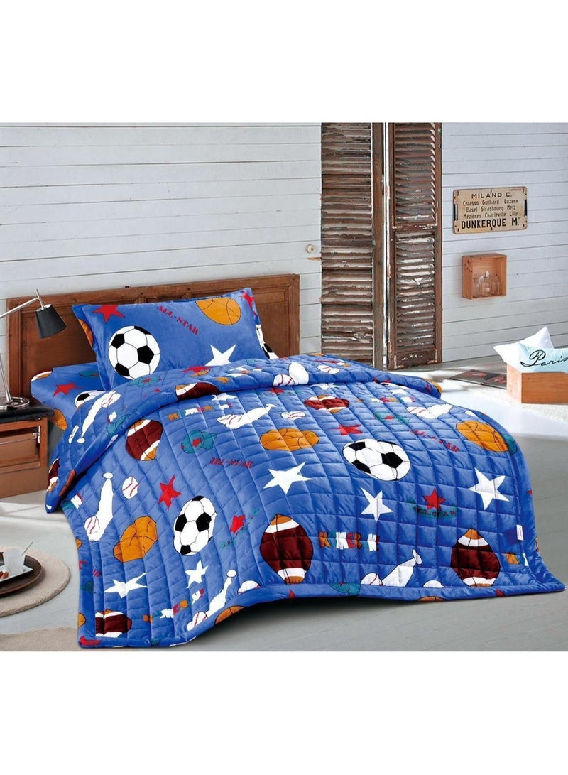 مينج لي مفرش اطفال رسوم مخمل مضغوط ناعم