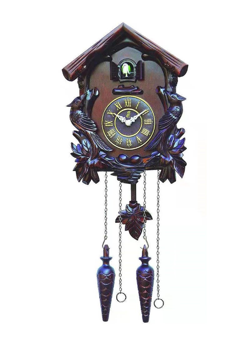 Organized Home Handcrafted Wood Cuckoo Clock 