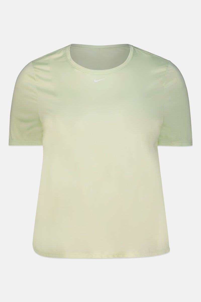Nike Women Plus Size Short Sleeves Training Top, Mint - Image 2
