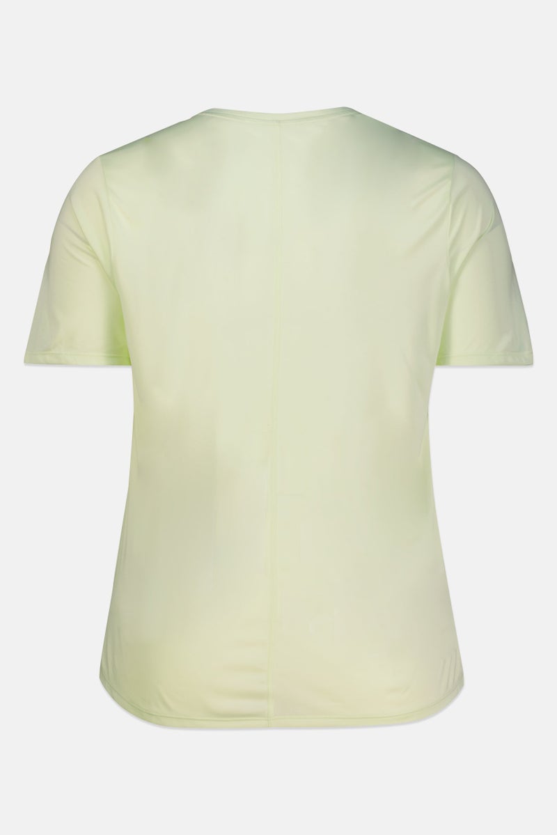 Nike Women Plus Size Short Sleeves Training Top, Mint - Image 3