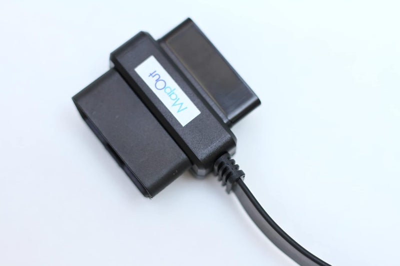 MapOut24 OBD2 Extension Cable OBD II OBD2 16 Pin Splitter T Splitter 16 pin OBD to 16 pin Female t-Splitter Cable Round Cable-Black SMPL053 - Image 2