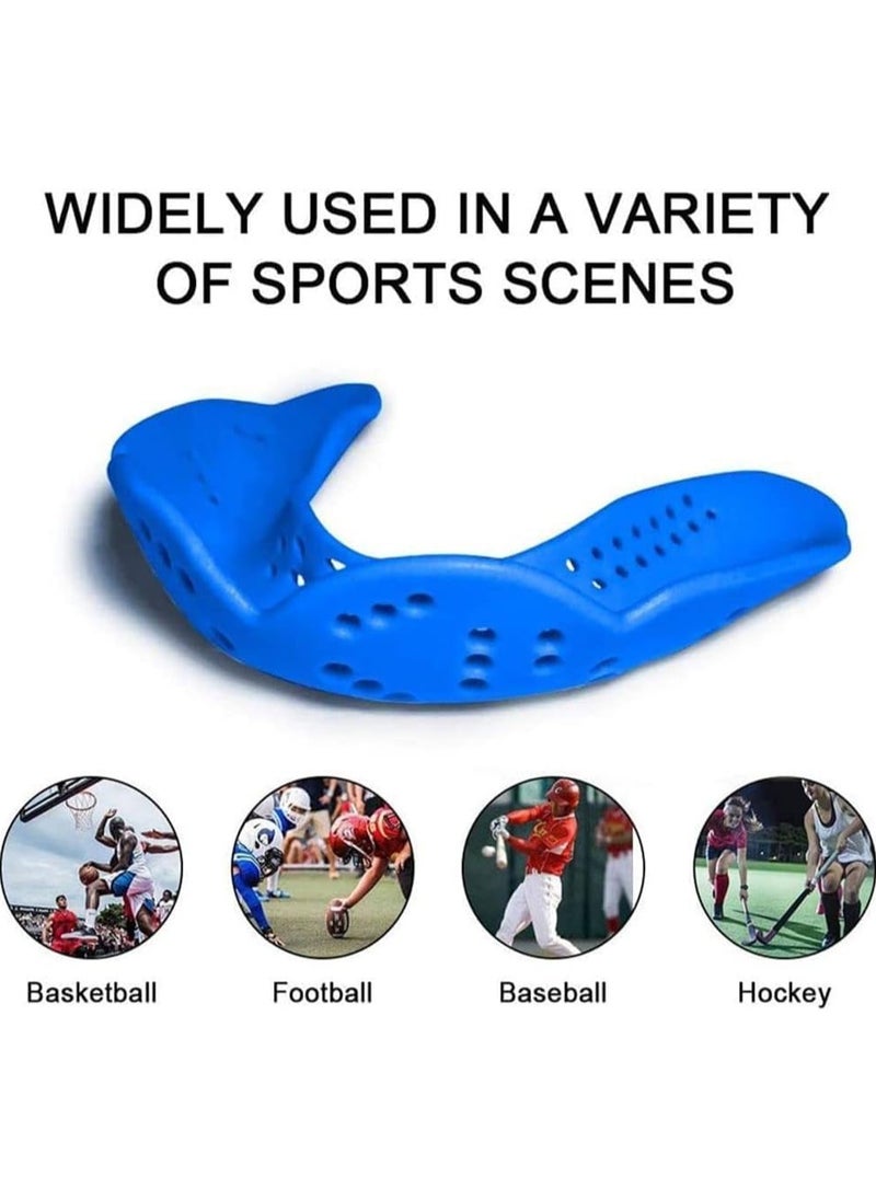 Captaintech 6 Pack Mouth Guards for Kids and Adults Perfect for Boxing Basketball MMA and More Protect Your Teeth  - Image 3