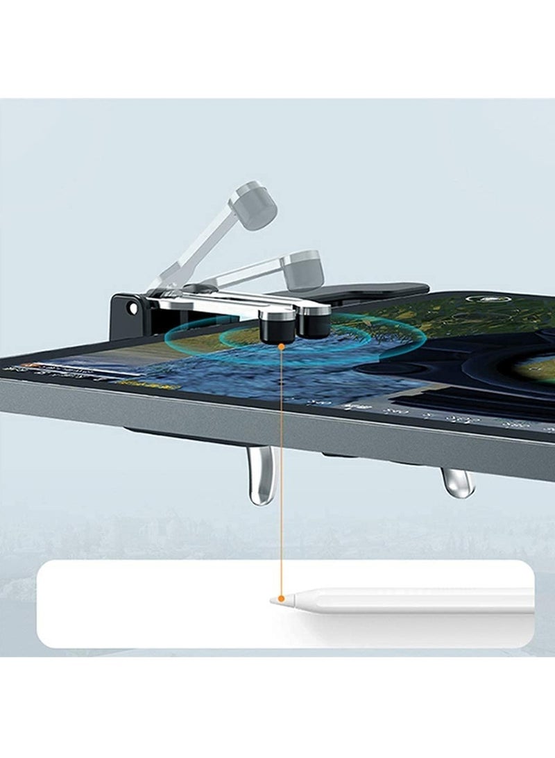 Mobile Game Controller for iPad Tablets EMISH Six Finger Game Joystick Handle Trigger Aim on L1R1 L2R2 Shooter Gamepad for PUBG Fornite Knives Out Call of Duty - Image 4