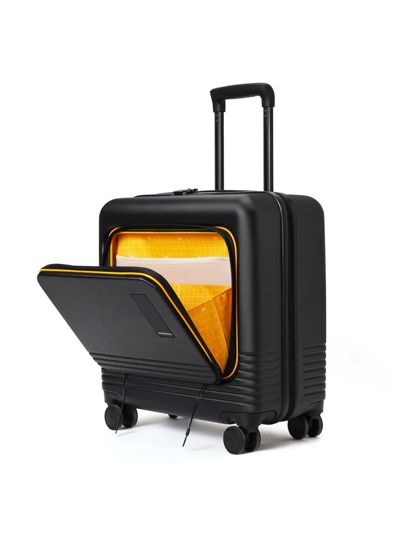 Mokobara The Cabin Overnighter - Premium Polycarbonate Material | Money Moves Sunray, Black & Yellow