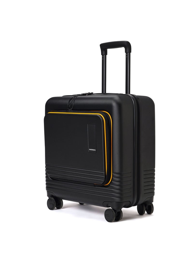 Mokobara The Cabin Overnighter - Premium Polyurethane Material | Money Moves Sunray, Black & Yellow - Image 3
