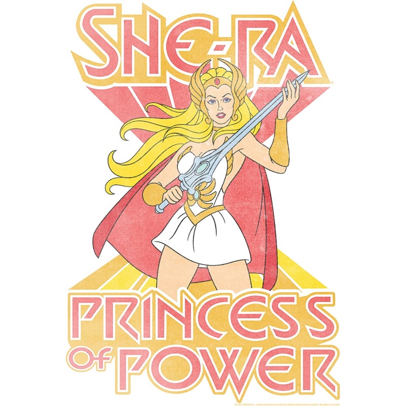 American Classics Masters of The Universe TV Television Series She Ra Adult T-Shirt - White - Medium - Image 3