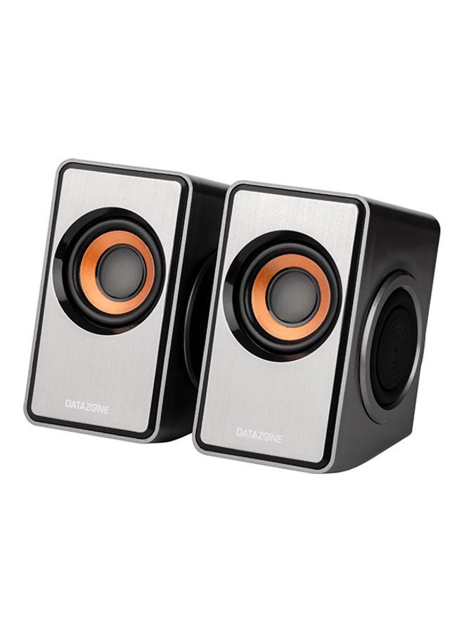 Datazone 2-Piece Multimedia Speaker Grey - Image 4