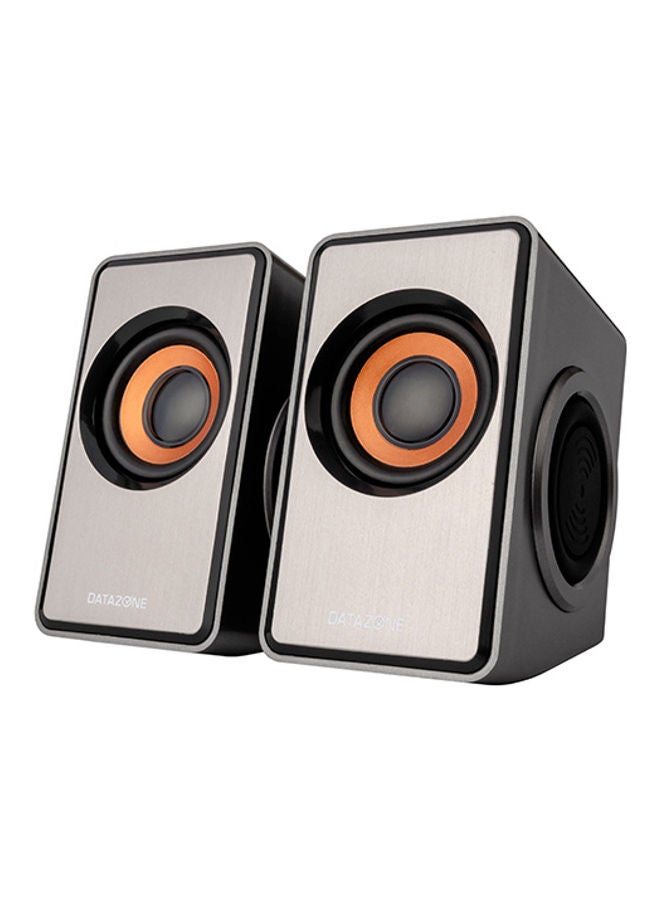 Datazone 2-Piece Multimedia Speaker Grey - Image 1