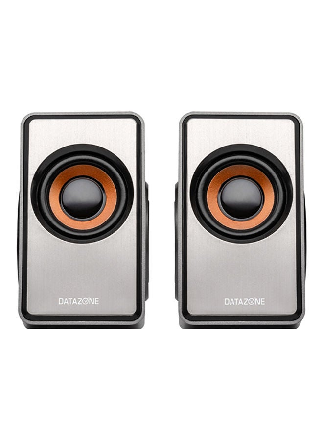 Datazone 2-Piece Multimedia Speaker Grey - Image 3