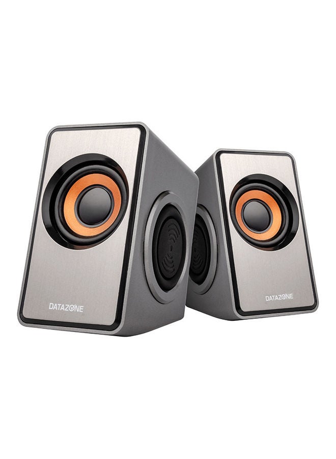 Datazone 2-Piece Multimedia Speaker Grey - Image 2