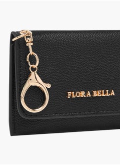 Flora Bella By Shoexpress Textured Cardholder with Keyring  - Image 3