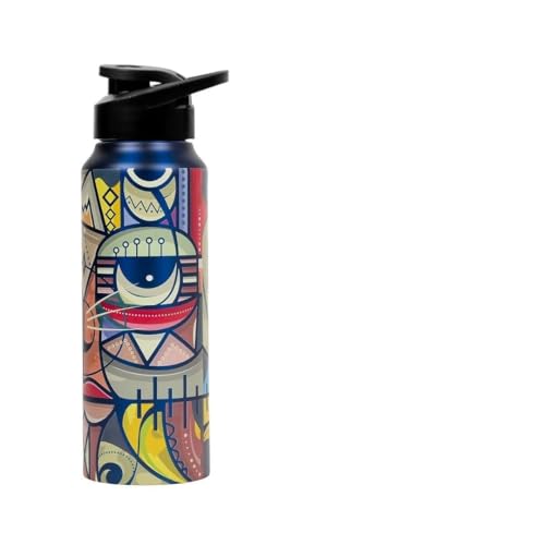 VOIK 750ml Stainless Steel Sipper Water Bottle | Leakproof Reusable Bottle for Kids & Adults | Lightweight Steel Bottle for School, Gym, Office, Sports & Travel | Eco-Friendly Drinking Bottle - Image 1