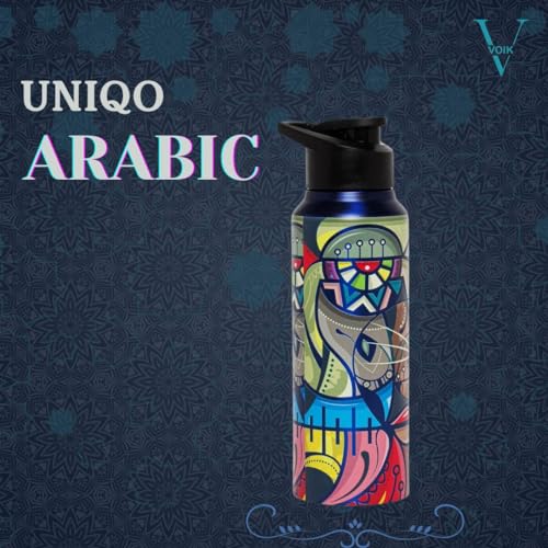 VOIK 750ml Stainless Steel Sipper Water Bottle | Leakproof Reusable Bottle for Kids & Adults | Lightweight Steel Bottle for School, Gym, Office, Sports & Travel | Eco-Friendly Drinking Bottle - Image 3