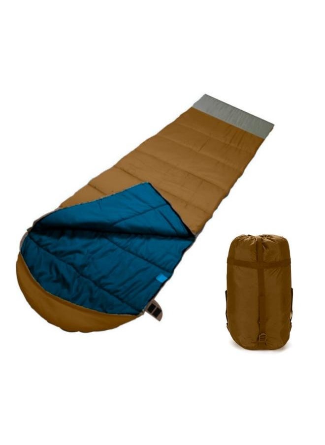 Generic Outdoor Camping Sleeping Bag Hiking Training Lunch Break Duck Down Sleeping Bag Size: 200cm*80cm  - Image 1