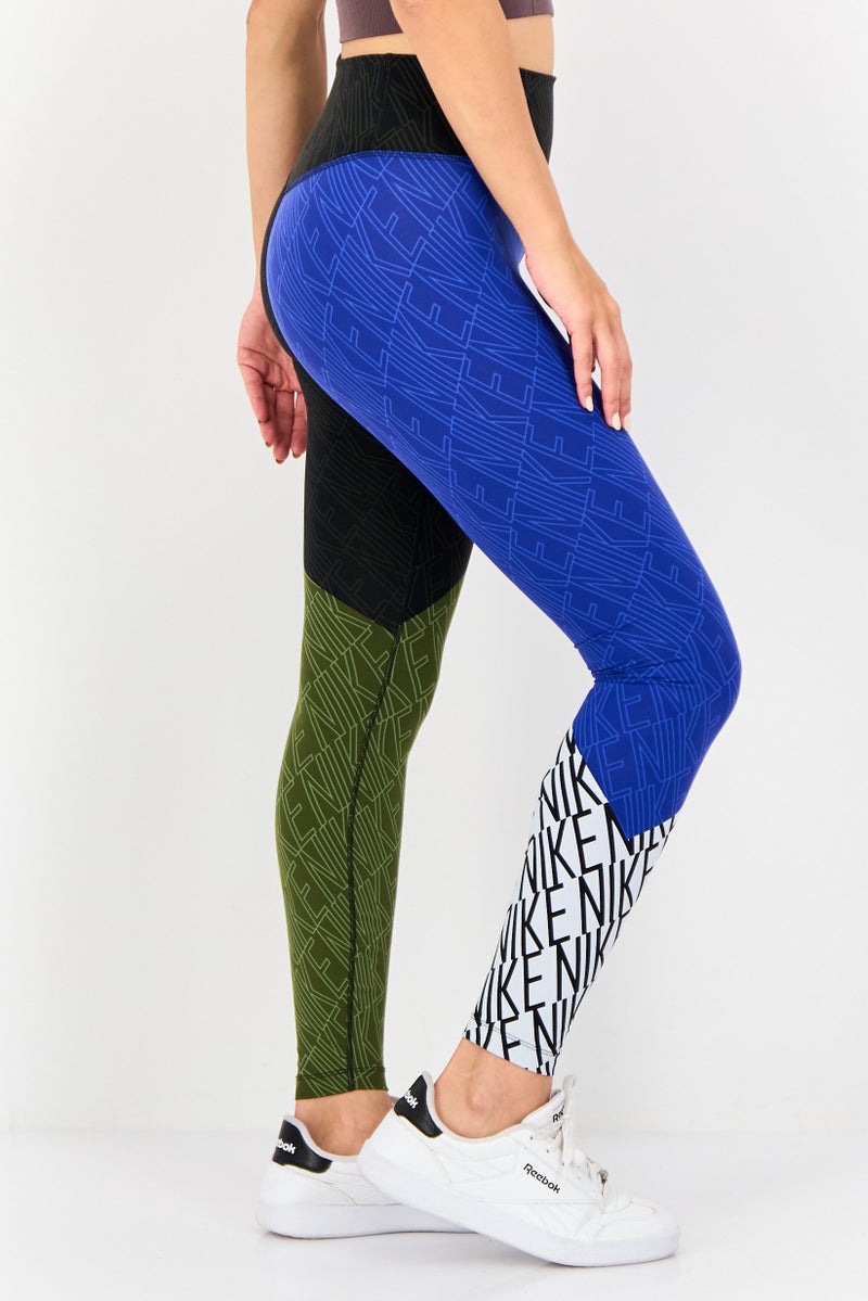 Nike Women Dri-Fit Training Leggings, Multicolor - Image 4