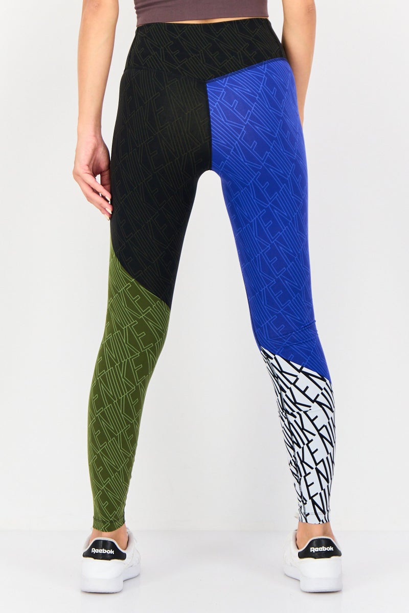 Nike Women Dri-Fit Training Leggings, Multicolor - Image 3