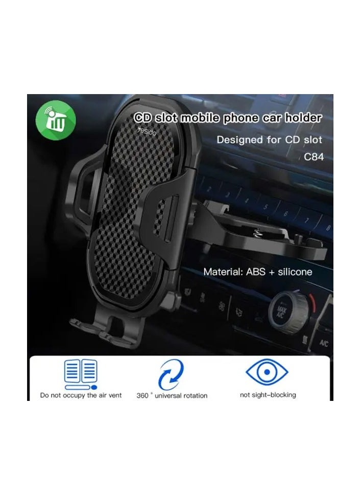 Yesido - Yesido C84 Combination CD Slot and Air Vent Car Holder - Image 1