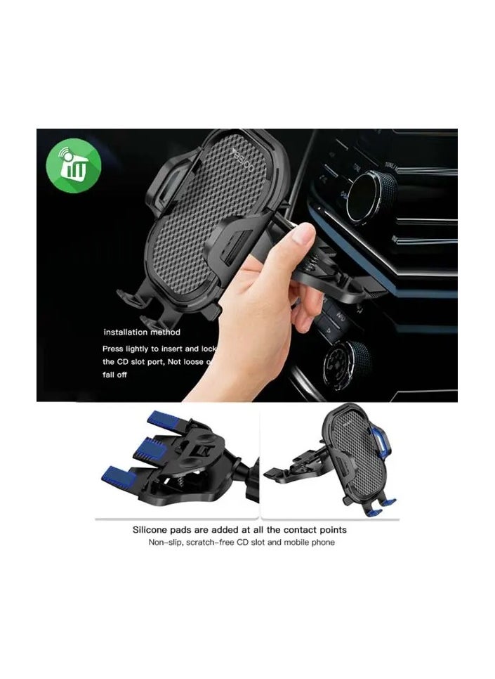 Yesido - Yesido C84 Combination CD Slot and Air Vent Car Holder - Image 1