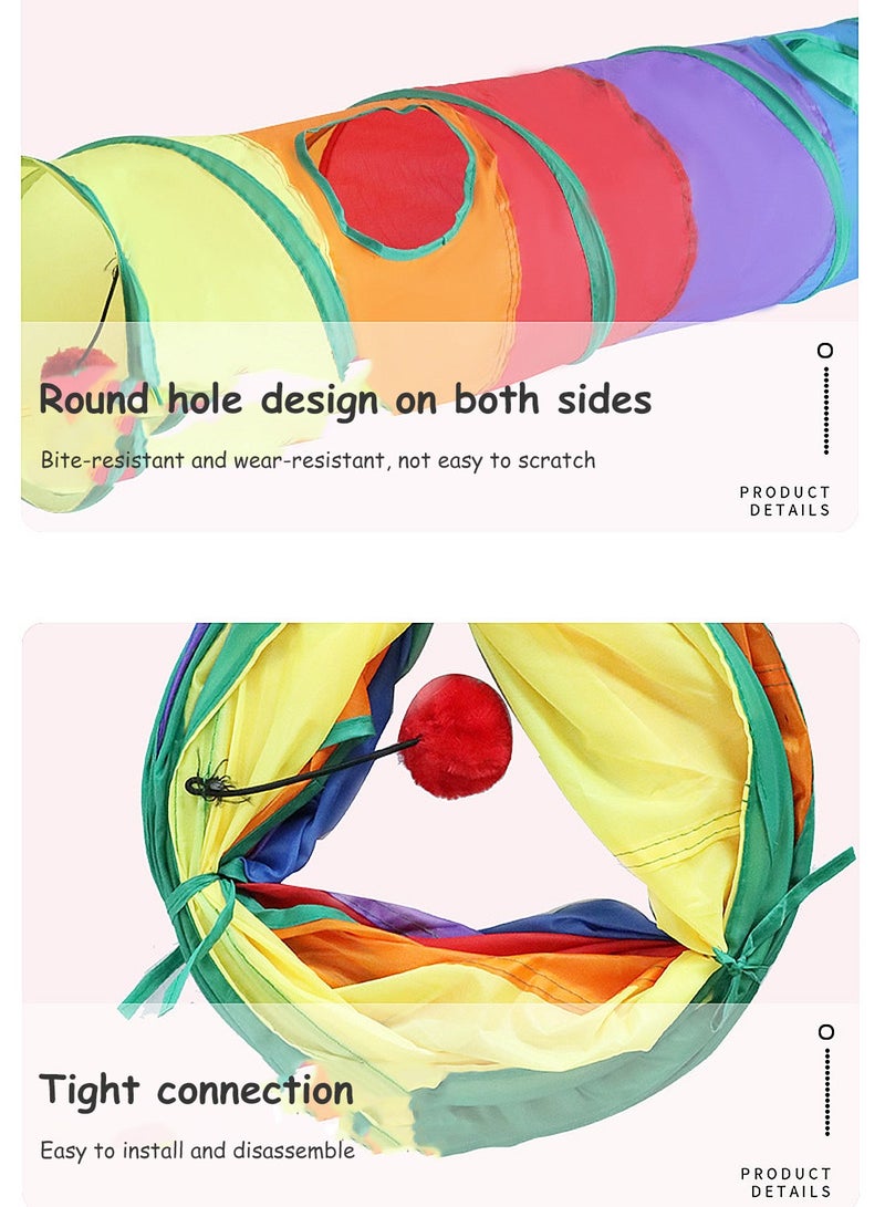 لعب القطة التفاعلية لعب القطة المتينة لعب نفق القطة للقطط الداخلية - Image 4