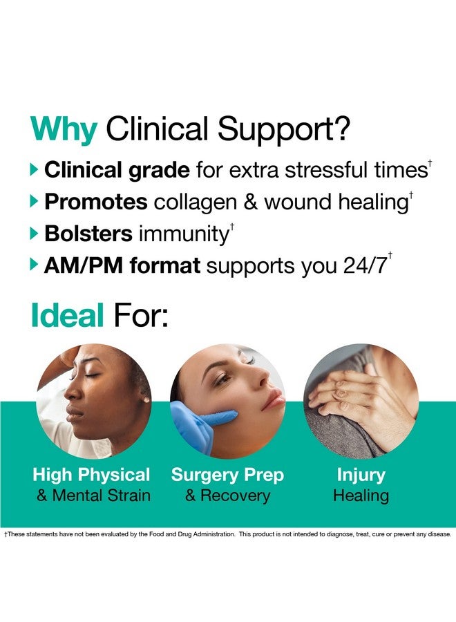 VitaMedica | Clinical Support Formula | Promotes Collagen & Wound Healing | Vitamin C, D, & A to Support Healthy Immune Function | Zinc + Selenium | Vitamin B | Multivitamin for Women & Men - Image 2