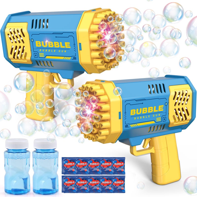 JONEG Toys for 38 Year Old Boys Girls 2 Pack Bubble Machine for Kids with Bubble Solution Gifts for 3 4 5 6 7 8 Years Old Boy Birthday Toy for Kid Toddlers Ages 46 Outdoor Wedding Bubbles Wands - Image 4