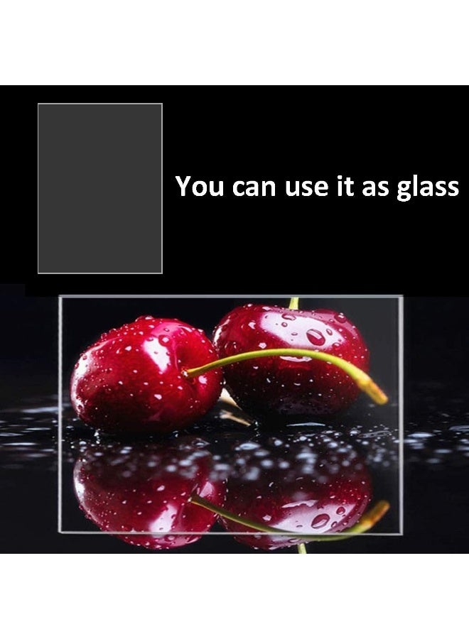 TPGP ورقة أكريليك A4 ورقة بلاستيكية شفافة A4 لوحات بلاستيكية للحرف اليدوية DIY، الرسم، الطباعة، إطار الصور (297 × 210 مم) مجموعة من 2 قطعة - Image 3