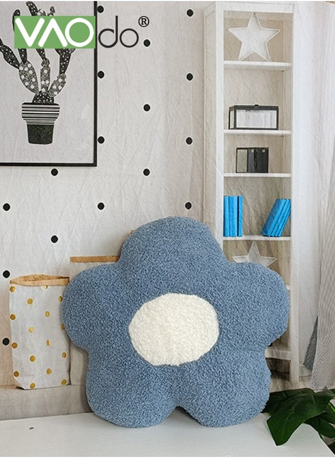 VAOdo 3PCS Sofa Pillow Cover Set Pillow Core,2 Corduroy Pillows and Flower Pillow,Soft Decorative Cushion Cover for Cushion Sofa Bedroom Living Room  - Image 5