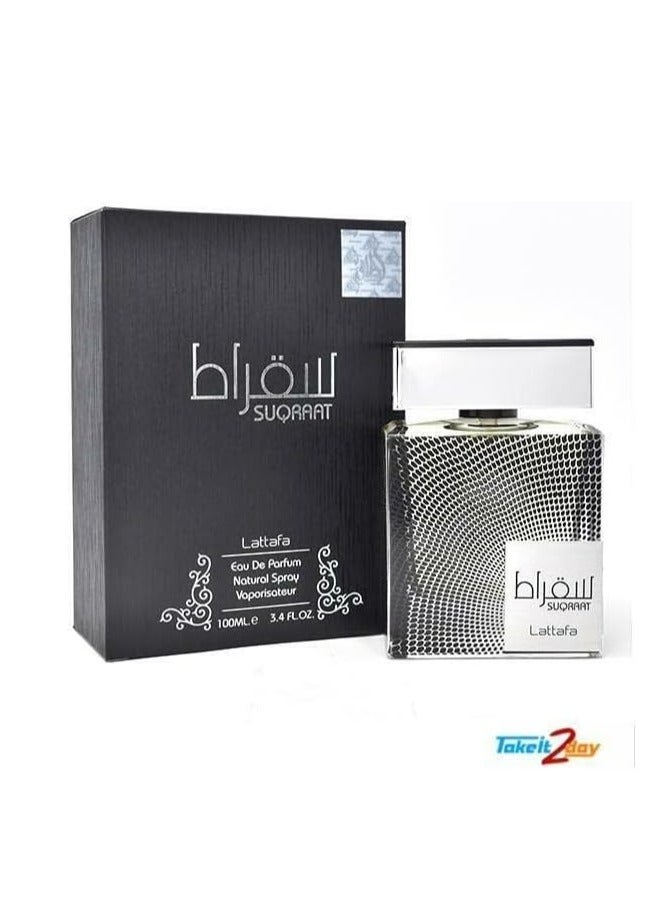 Lattafa Socrates Eau de Parfum, for men, 100 milliliters