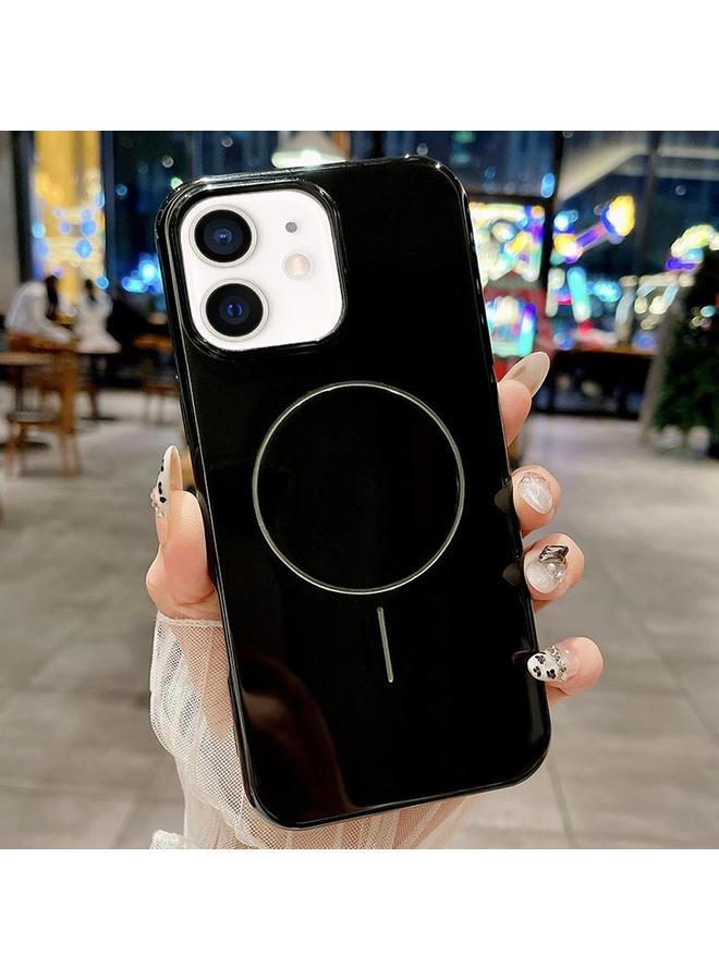 زبون جراب هاتف iPhone 12 لامع من مادة TPU المقاومة للصدمات MagSafe - Image 2