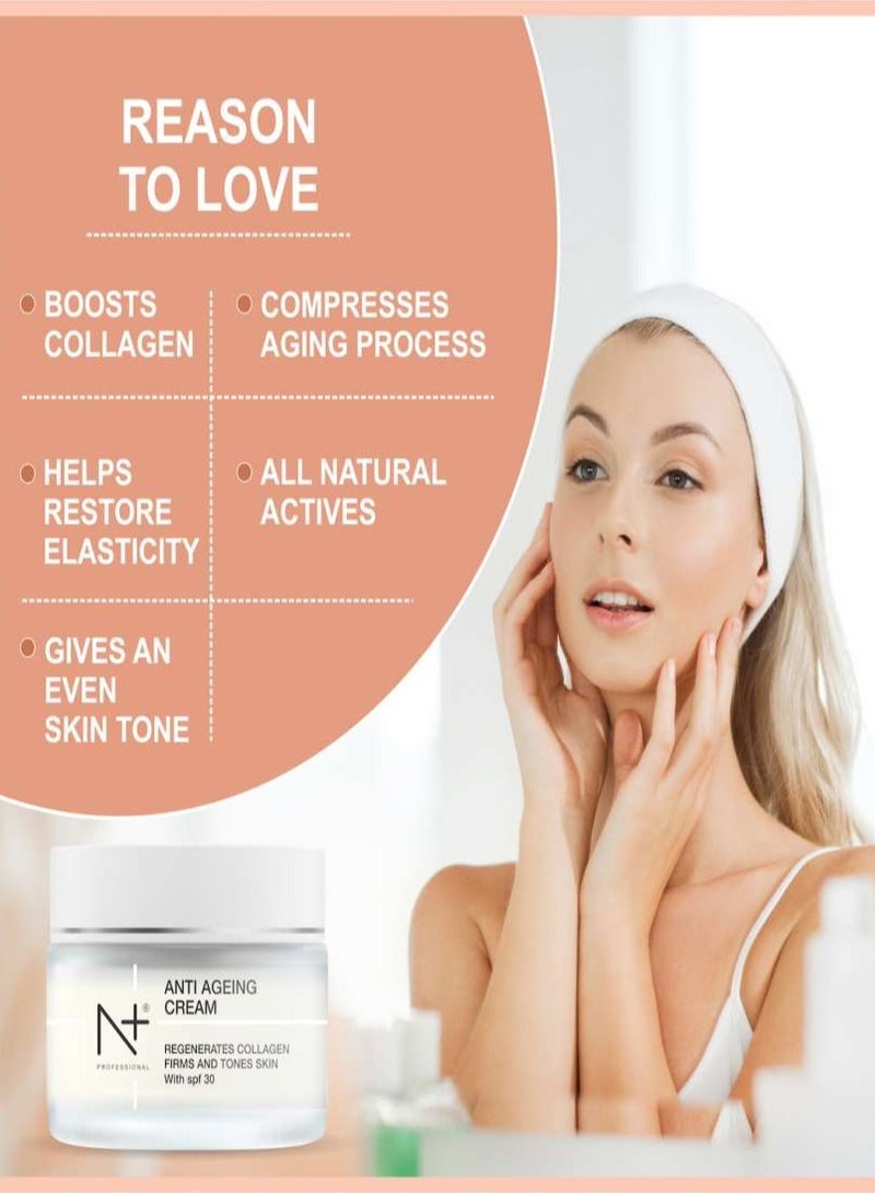 N+ Professional Anti Ageing Cream, 50G  SPF 30 - Image 5