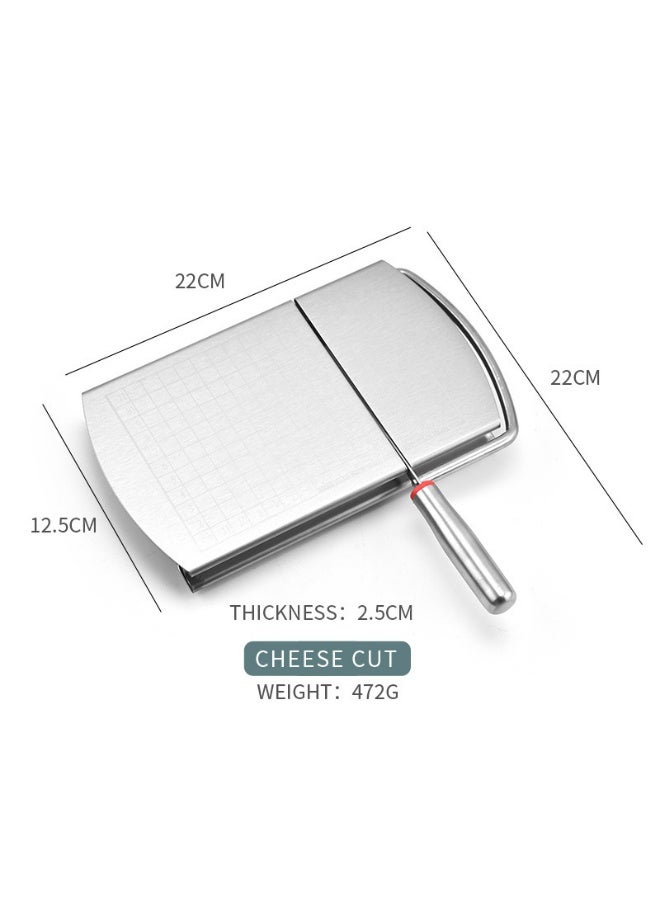 A Single Cutting Knife Featuring a Size, Designed for Cheese Slicing with an Integrated Scale Cutting Table - Ideal for Cheese And Butter Lovers - Sturdy And Accurate - an Excellent Present for Culinary Enthusiasts. - Image 4