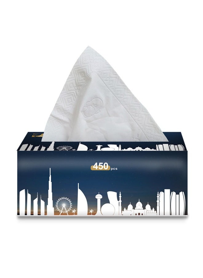 keke - Pack of 10 Premium Quality New Technology Facial Tissue 100% Raw Wood Pulp 90 Sheet X 5 Ply - Image 1