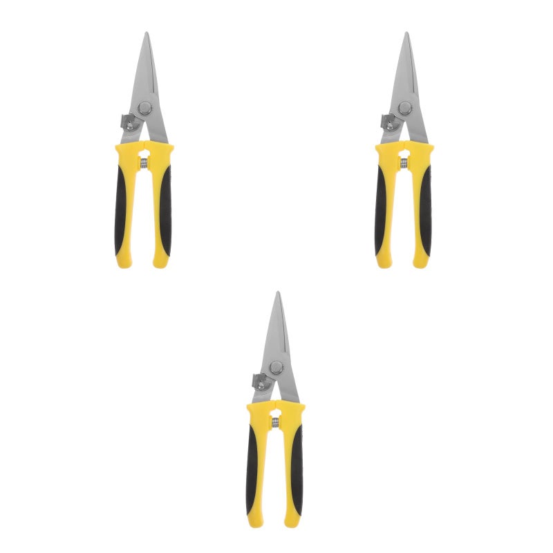 🔧 قاطع صفائح حديد أصفر من الفولاذ المقاوم للصدأ للعمال 3 قطع 7 7x2 2 بوصة - Image 2