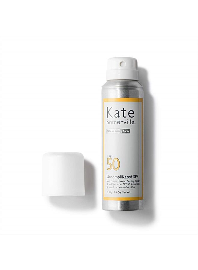 Kate Somerville UncompliKated SPF – SPF 50 Face Sunscreen and Soft Focus Makeup Setting Spray – Daily Use Skin Care with Matte Finish, 3.4 Fl Oz - Image 2