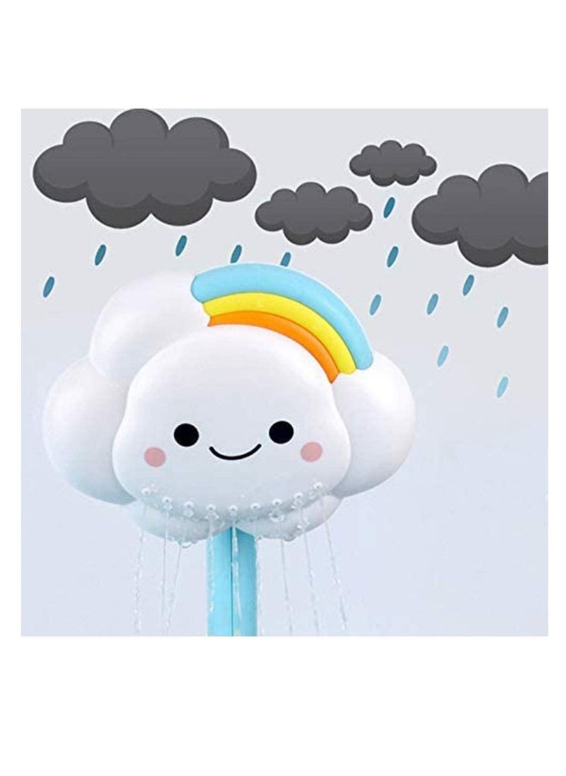 SYOSI - Bath Toys For Toddlers Baby Bath Shower Toy Bath Spray Water Shower Toy Lovely Cloud Rainbow Water Squirt Shower Faucet For Toddlers Kids Cloud Baby Bath Toys - Image 1