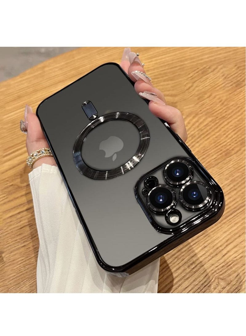 جينيكست غطاء متوافق مع iPhone 14 Pro Max مع غطاء MagSafe المضاد للخدش الواقي النحيف المطلي بالكهرباء لهاتف iPhone 14 Pro Max للنساء الرجال - Image 1